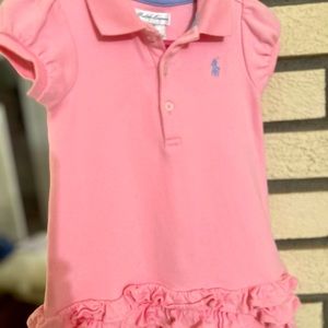 Lot f 2 Polo outfits! Pink with Bloomers set! Only worn once. EUC Sundress